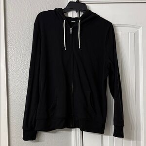 Old Navy Black Zip-Up Hoodie